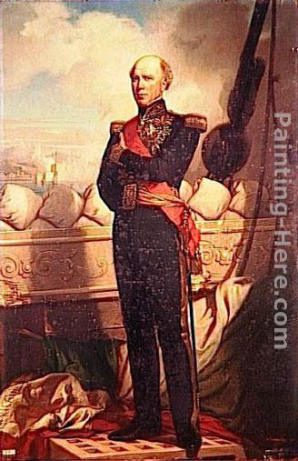 Charles Baudin, Amiral de France painting - Charles Zacharie Landelle Charles Baudin, Amiral de France art painting